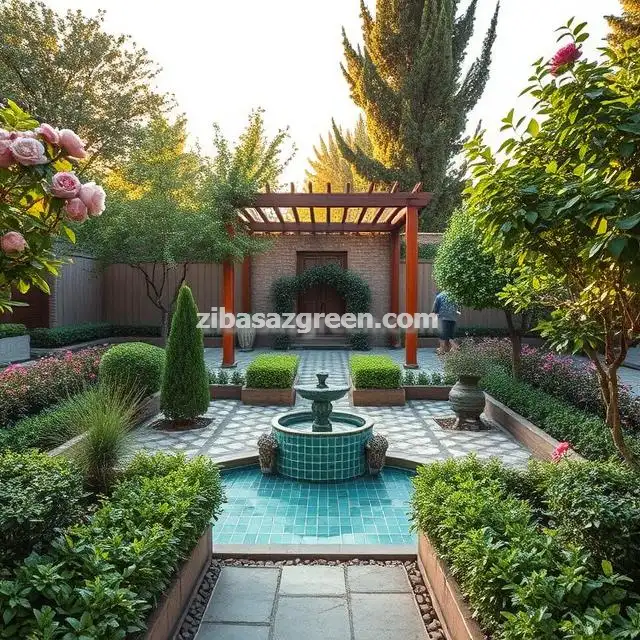 خدمات طراحی و احداث باغچه سنتی در تهران