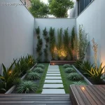 گروه مهندسین فضای سبز آریا طراحی و احداث باغچه مدرن در تهران اندیشه